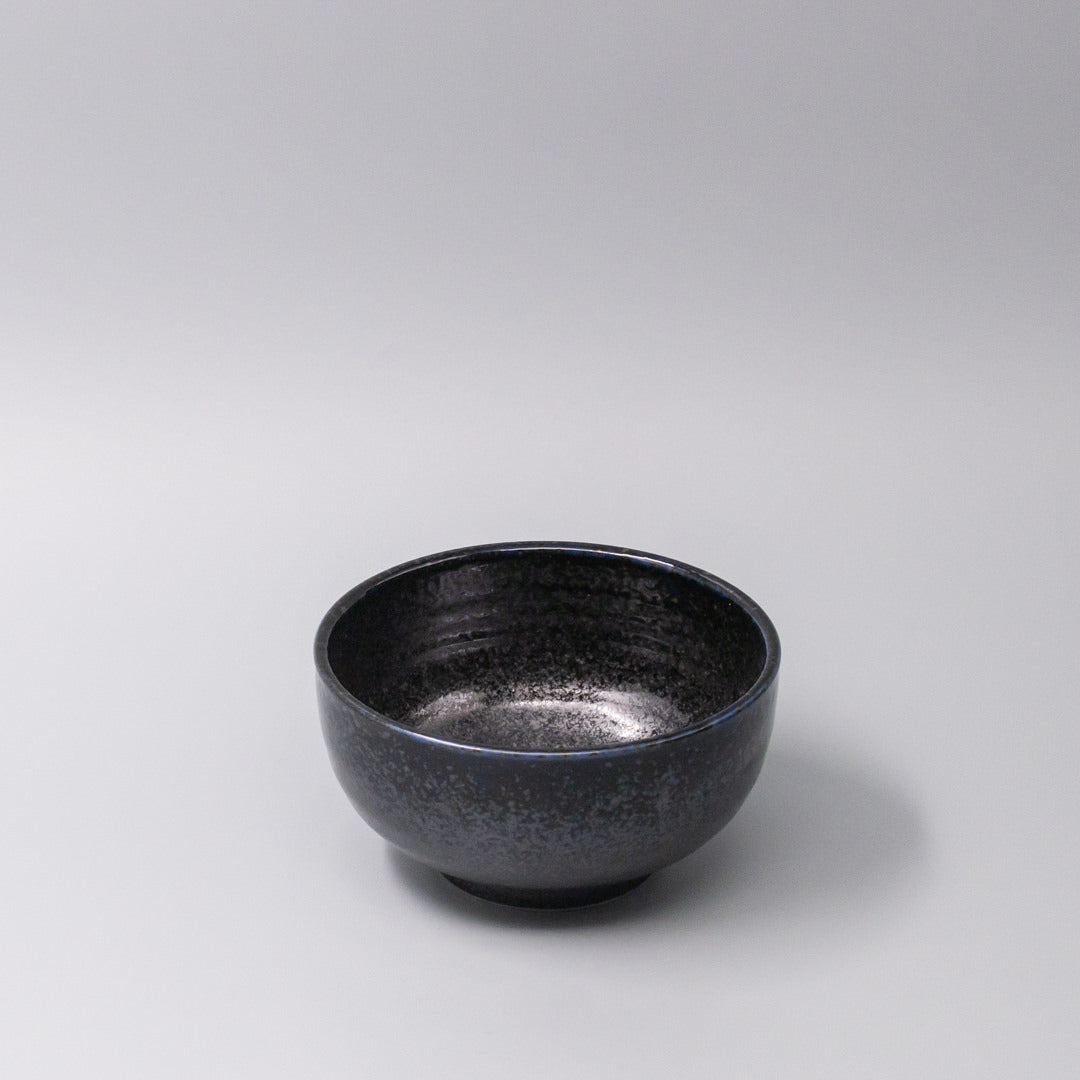 Premium 16cm Midnight Pearl Glaze U Shaped Ceramic Bowl Dishwasher Microwave Safe