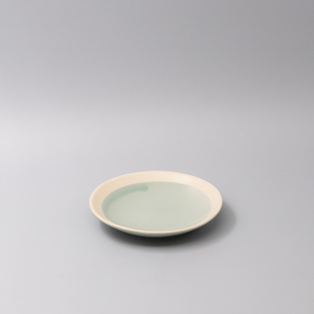 Premium Bisque Edge Saucer – Tomei Blue 15cm