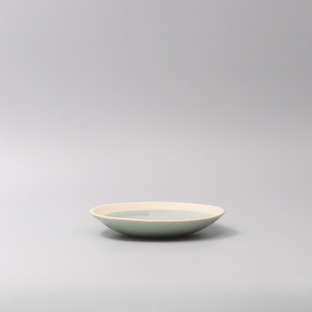 Premium Bisque Edge Saucer – Tomei Blue 15cm