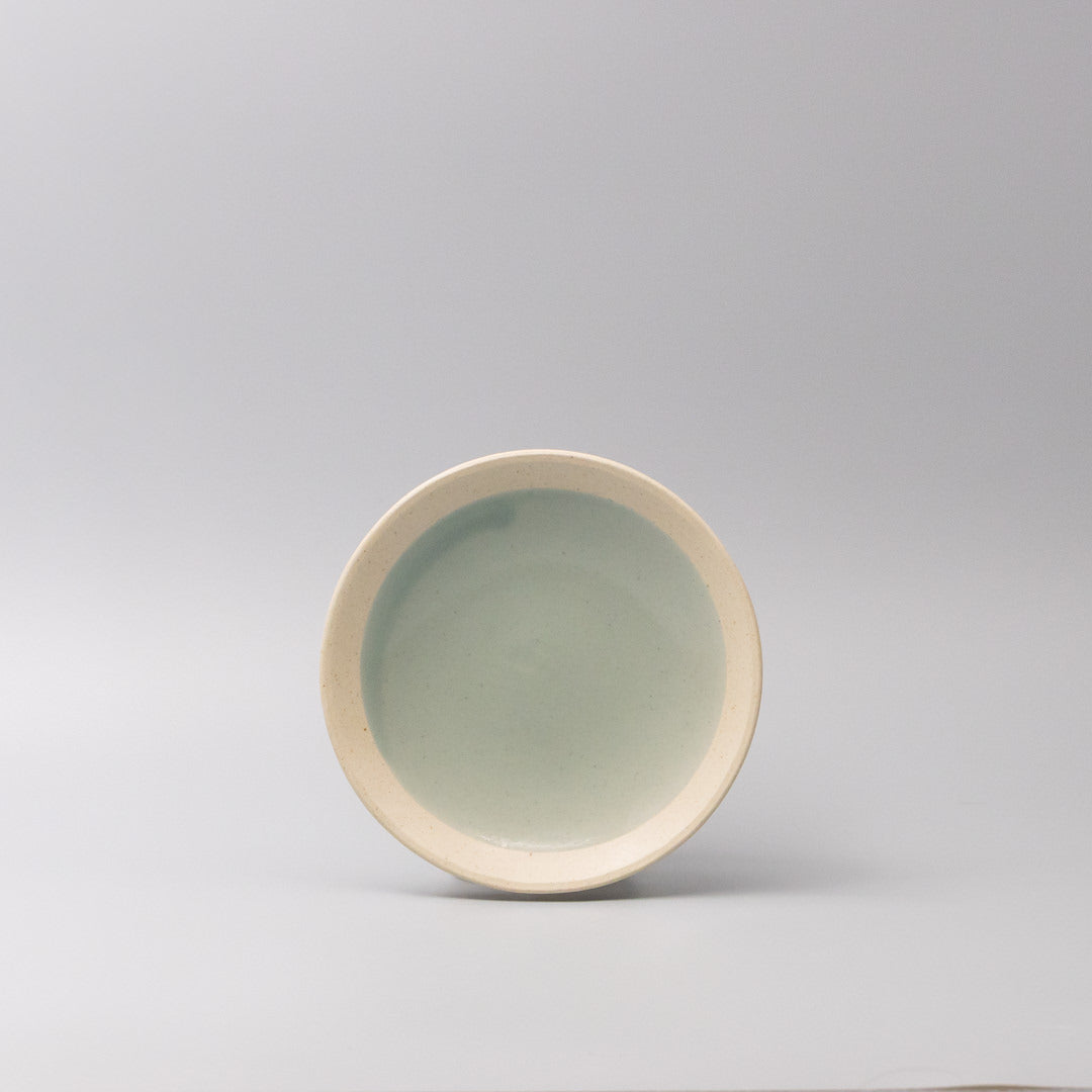 Premium Bisque Edge Saucer – Tomei Blue 15cm