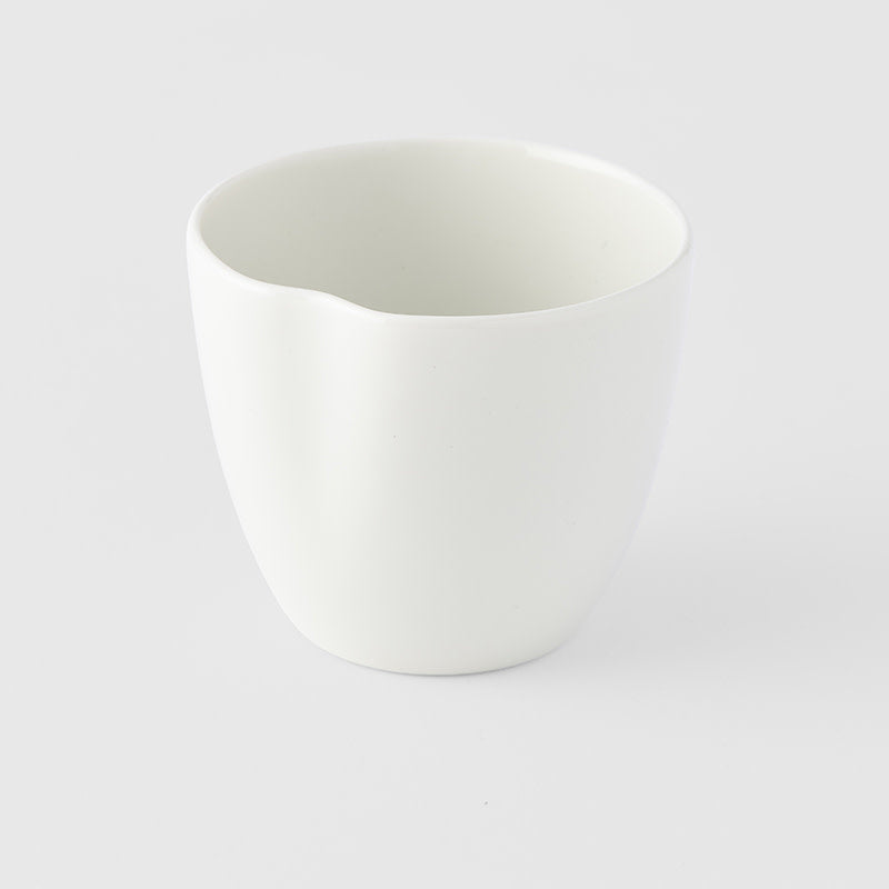 Premium Craft Teacup – White Ivory Glaze 200ml