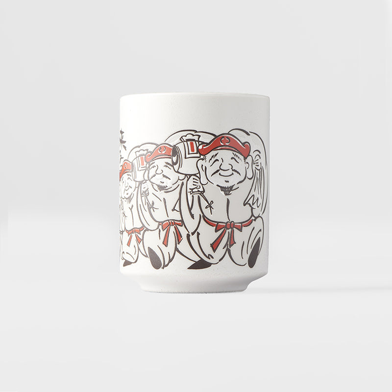 Premium Sushi Mug – White Hotei Design 250ml