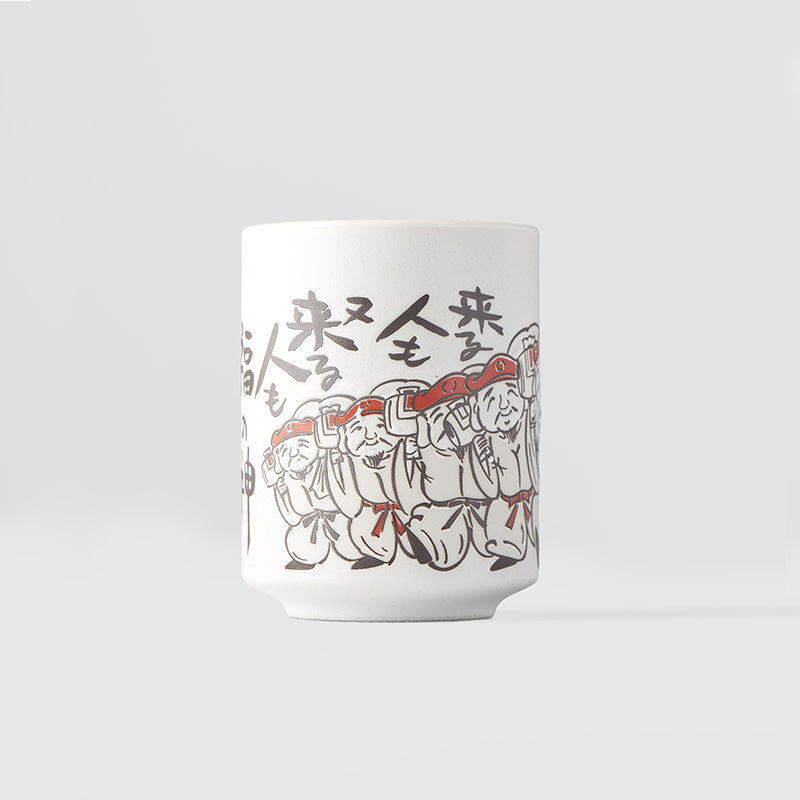 Premium Sushi Mug – White Hotei Design 250ml