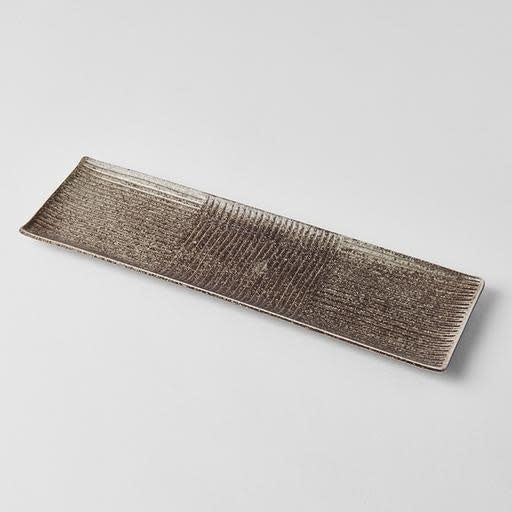 Premium Sashimi Plate – Blue Line Design 33cm