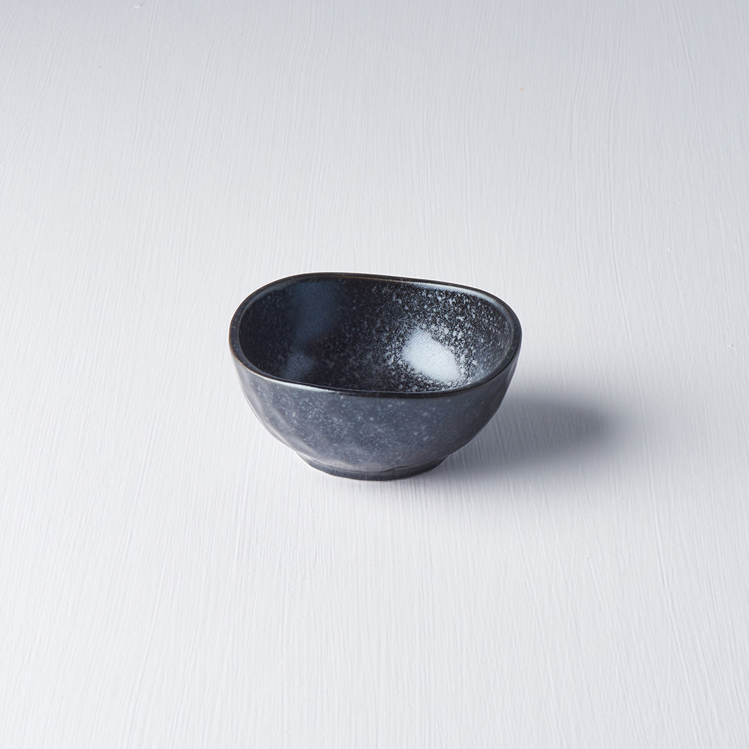 Premium 9cm Kanso Matt Black Organic Ceramic Sauce Dish 100ml