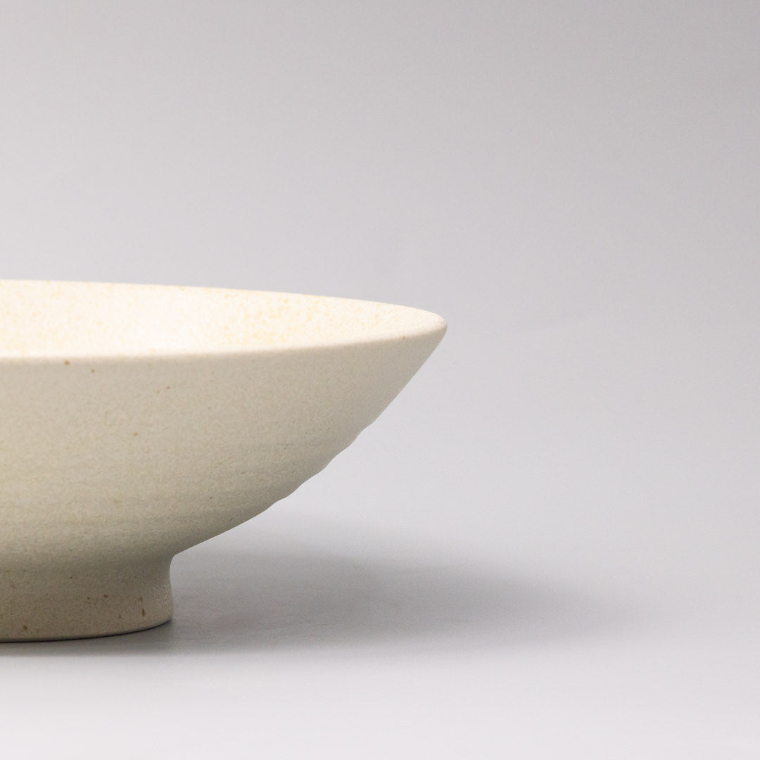 Premium 24cm Buttermilk Glaze Ramen Bowl Japanese Tableware