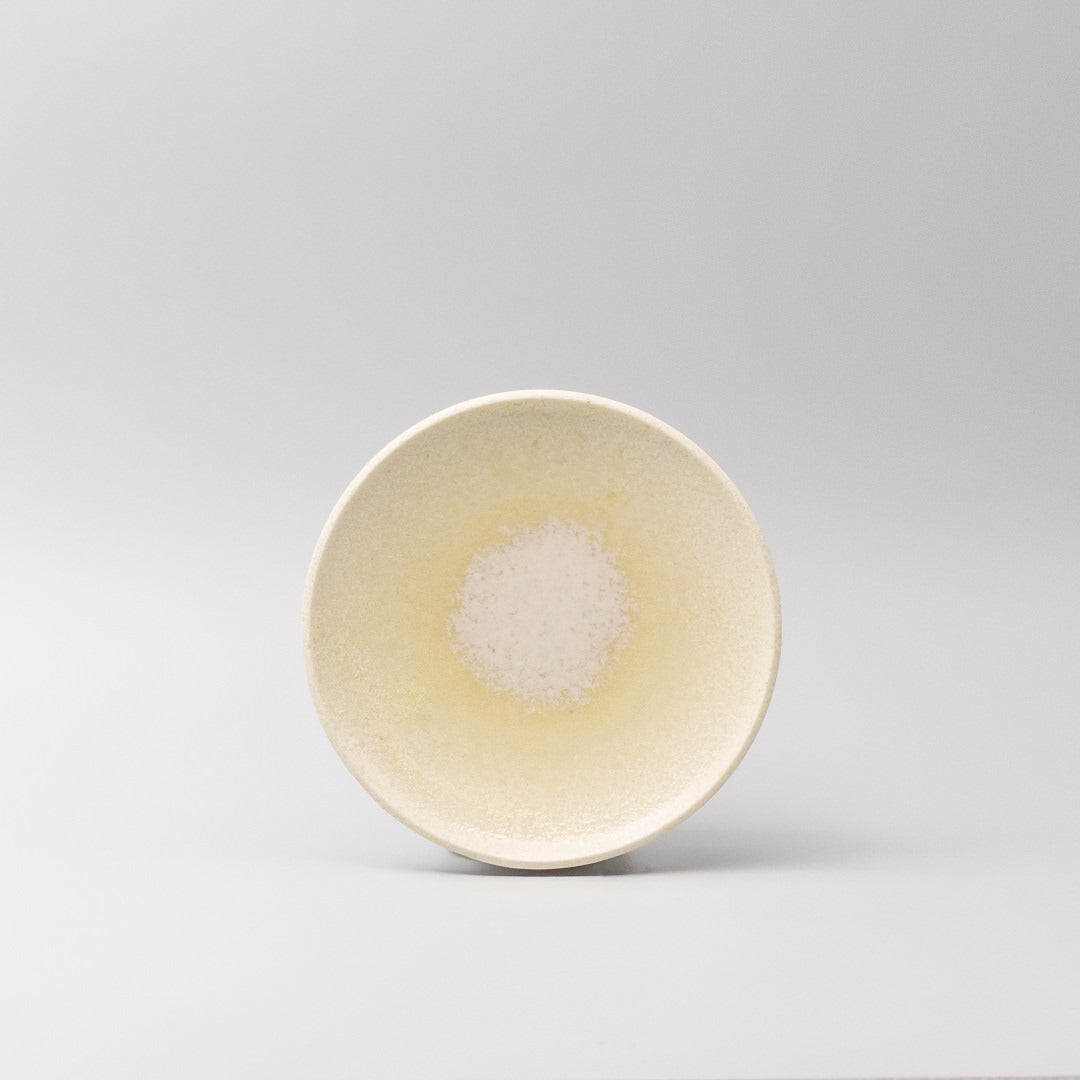 Premium Tapas Plate – White Buttermilk Glaze 17cm