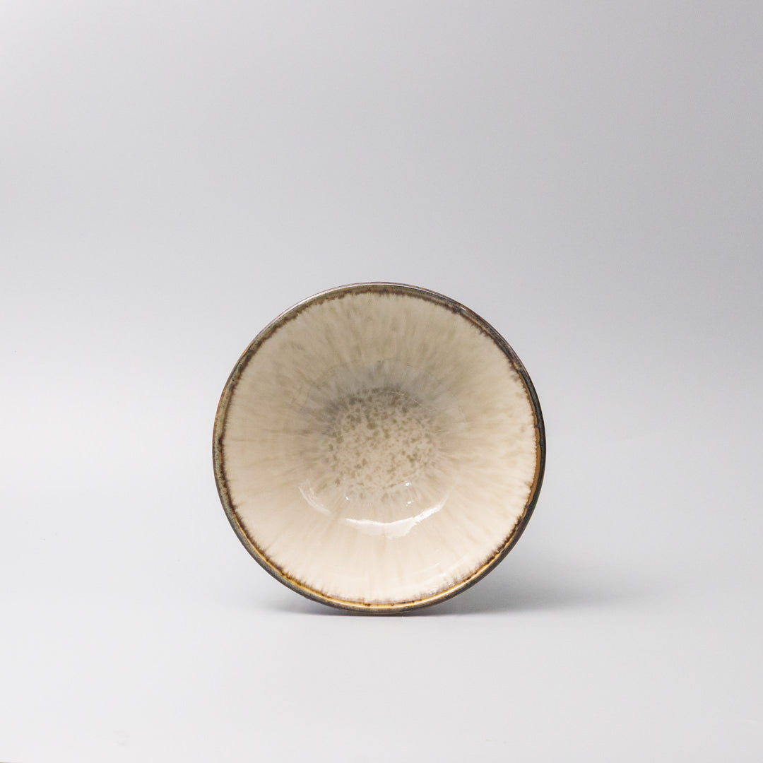 Ivory Pearl Glaze 19cm Udon Bowl 800ml Japanese Tableware