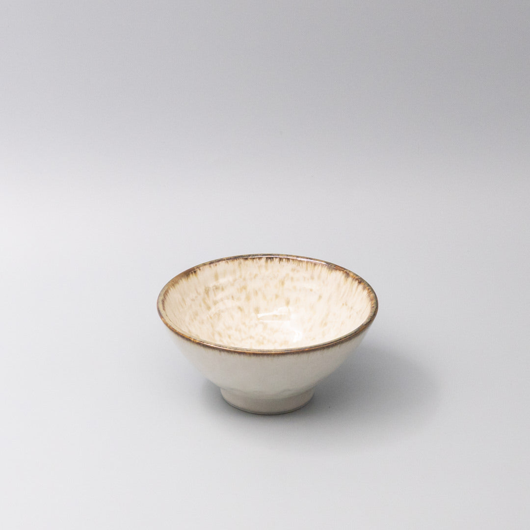 Premium Bowl – White Ivory Pearl Glaze 15.5cm