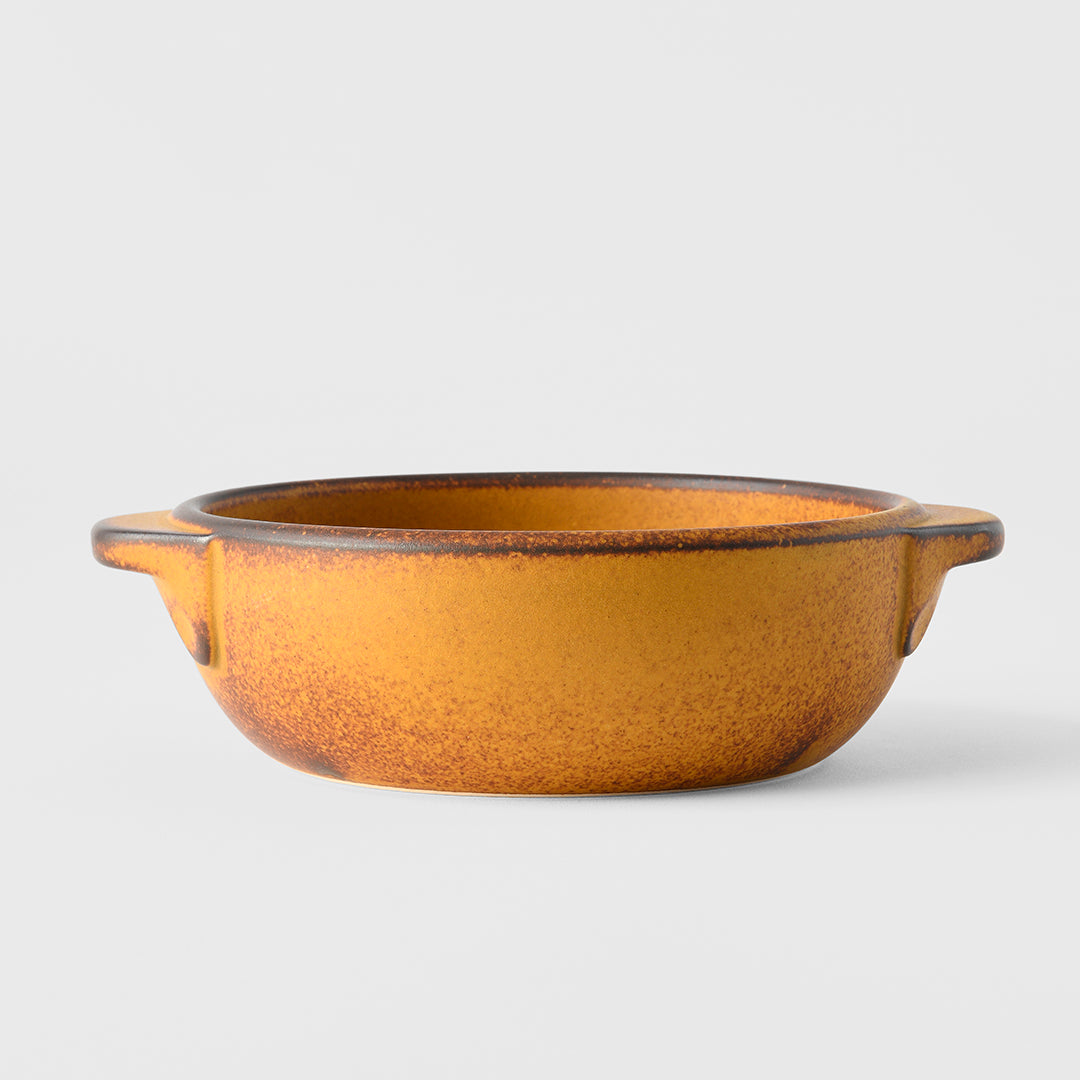 Premium Yellow Donabe Oven Pot with Handle – 400ml