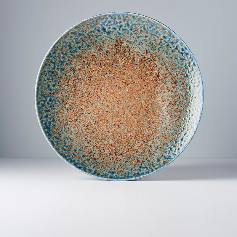 Premium 28.5cm Earth and Sky Glaze Ceramic Dinner Plate Dishwasher Microwave Safe