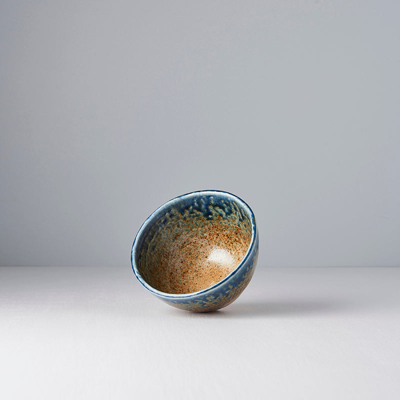 Premium Ceramic Deep Bowl – Brown Earth & Sky Glaze 13cm