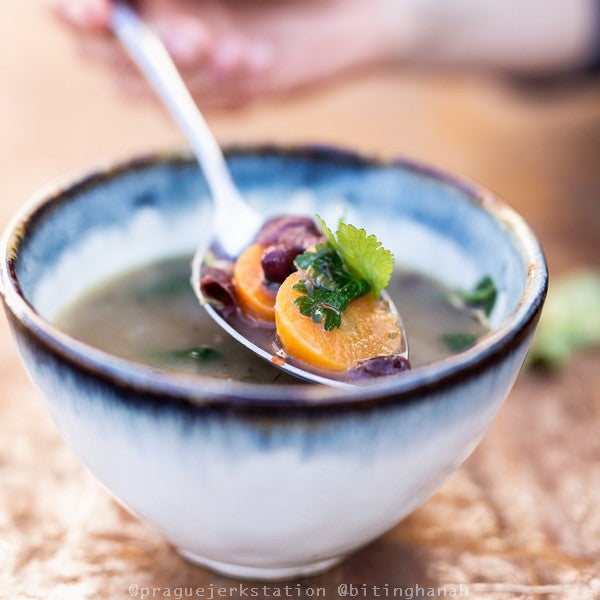 Premium Ceramic Deep Bowl – White Aurora Glaze 13cm
