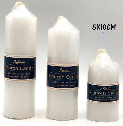 bulk 24 Church Candle 260G White 17cm - SuperSaverAU - view 1