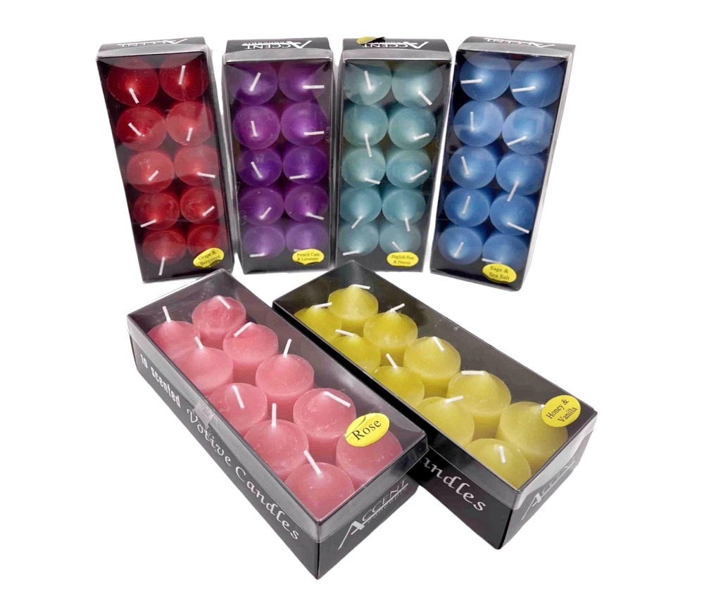 360 Scented Votive Candle Assort - Multi Color, Wax, 14 kg - SuperSaverAU - view 1