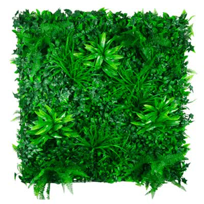 Green Tropics Artificial Vertical Garden UV Stabilised 25cm x 25cm Sample - SuperSaverAU - view 1