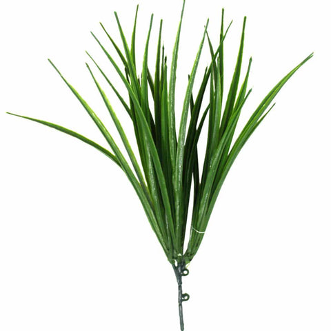 Designer Plants Grass Stem 30cm UV Resistant, Realistic Green Blades, Low Maintenance - SuperSaverAU - view 1
