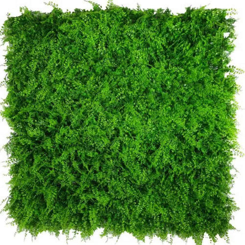 Artificial Mediterranean Fern Vertical Garden UV Resistant Sample 25cm x 25cm - SuperSaverAU - view 1