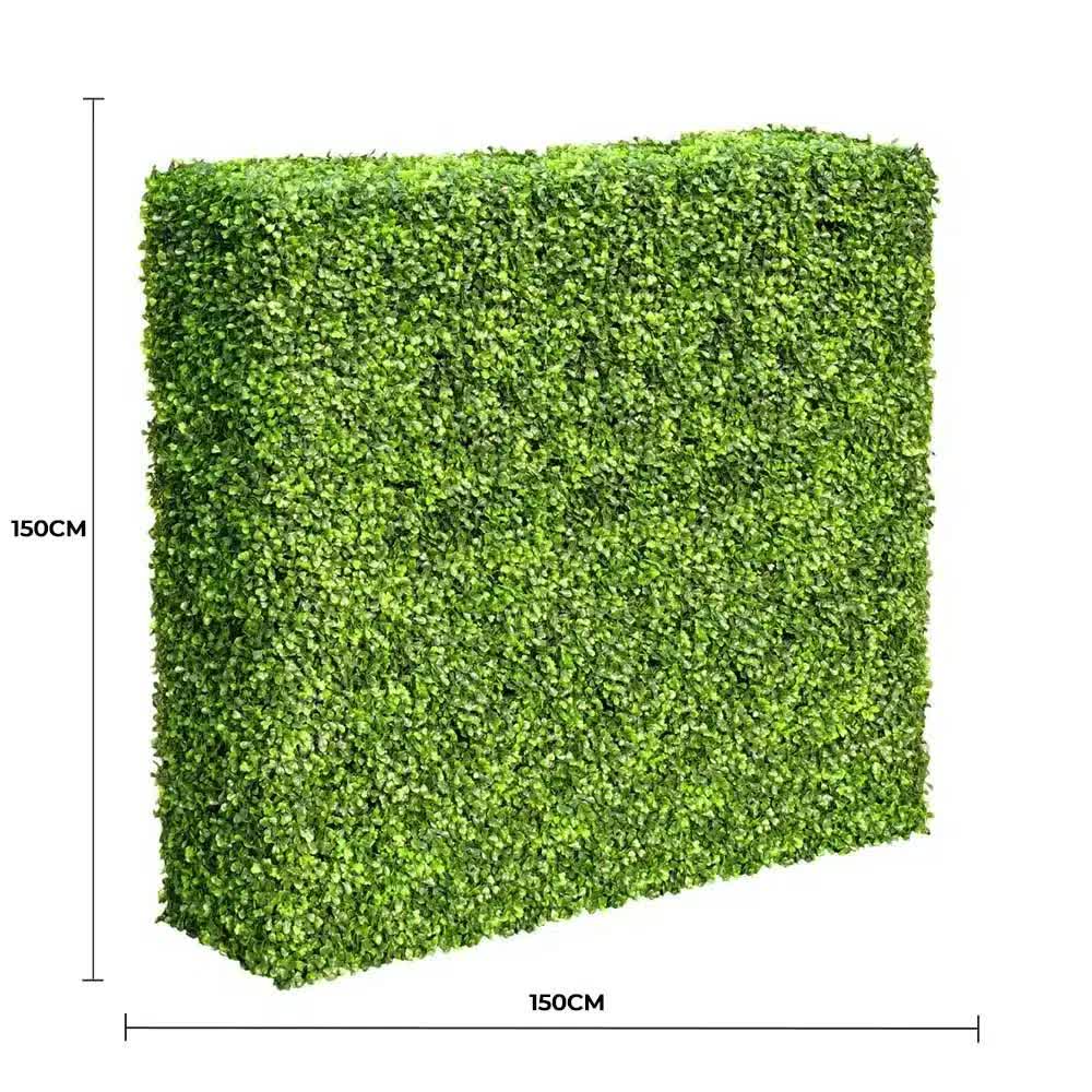 Instant Large Portable Boxwood Hedge 1.5m x 1.5m UV Resistant for Privacy and Style - SuperSaverAU - view 1
