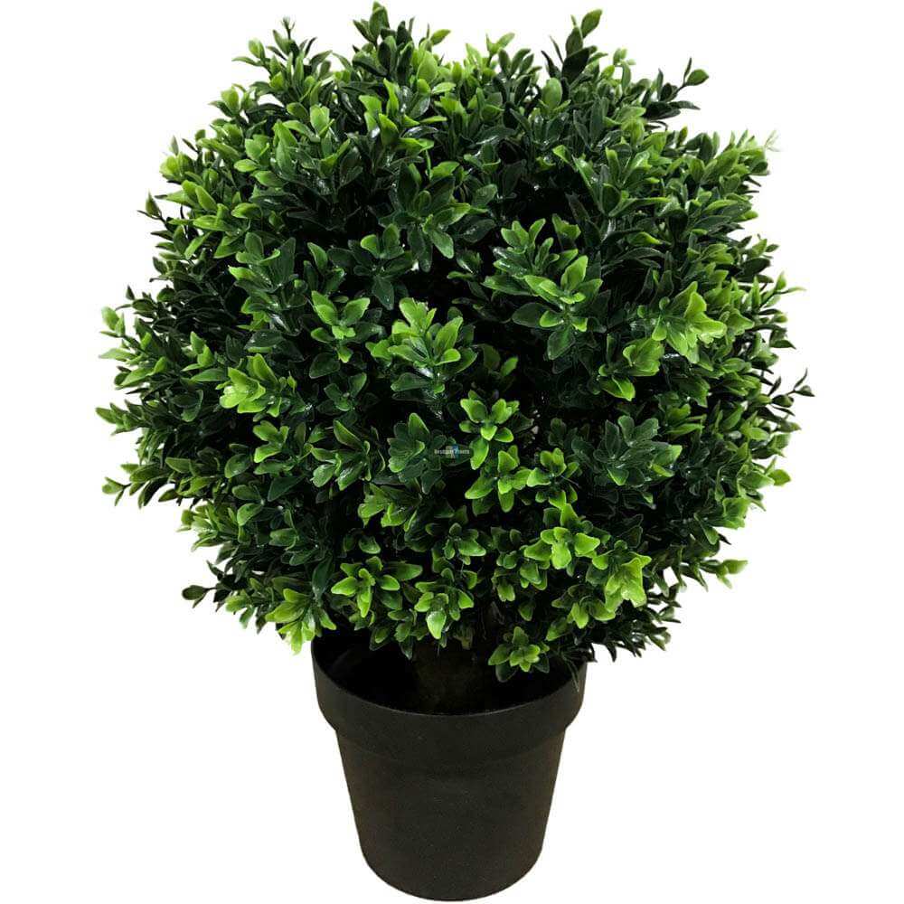 Premium Artificial Hedyotis Topiary Shrub – UV Resistant 50cm with Pot