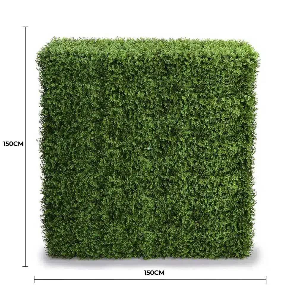 Deluxe Portable Buxus Hedge - UV Resistant, 150cm Long x 150cm High - SuperSaverAU - view 1