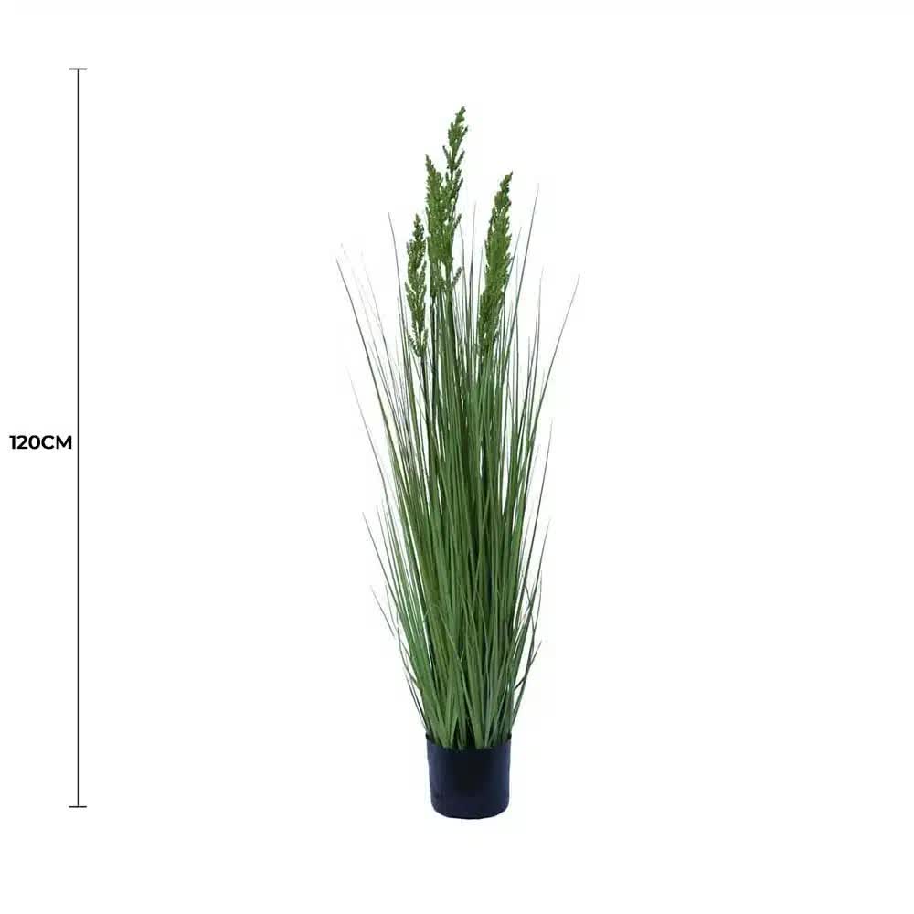 Artificial Flowering Native Grass 120cm - Lifelike, Easy Maintenance, Elegant Decor - SuperSaverAU - view 2