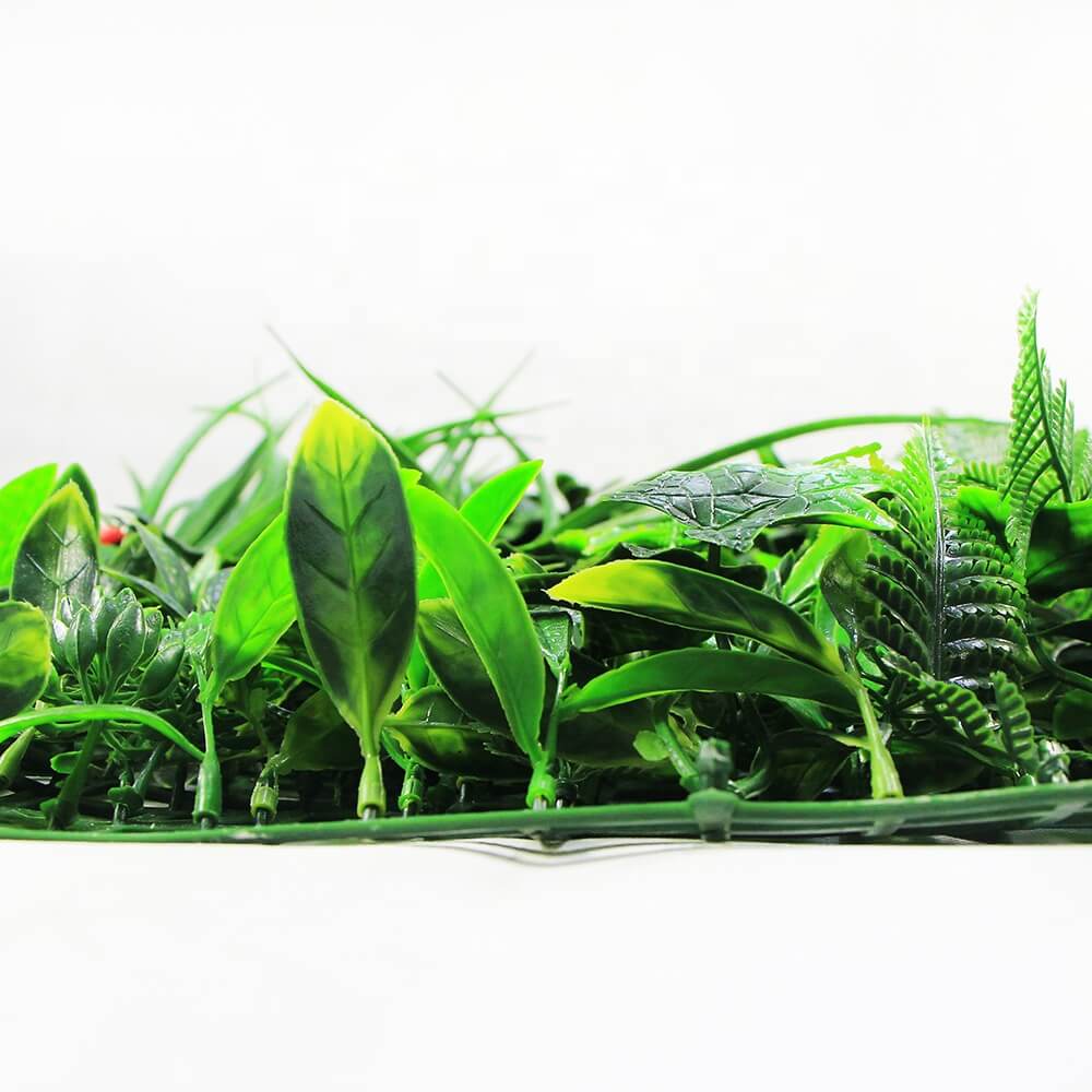 Snowy White Vertical Garden Wall 25cm x 25cm UV Stabilised, Easy Install, Lifelike - SuperSaverAU - view 2