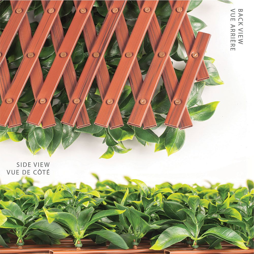 Designer Plants Premium Jasmine Artificial Hedge Trellis 2m x 1m UV Resistant PVC - SuperSaverAU - view 2