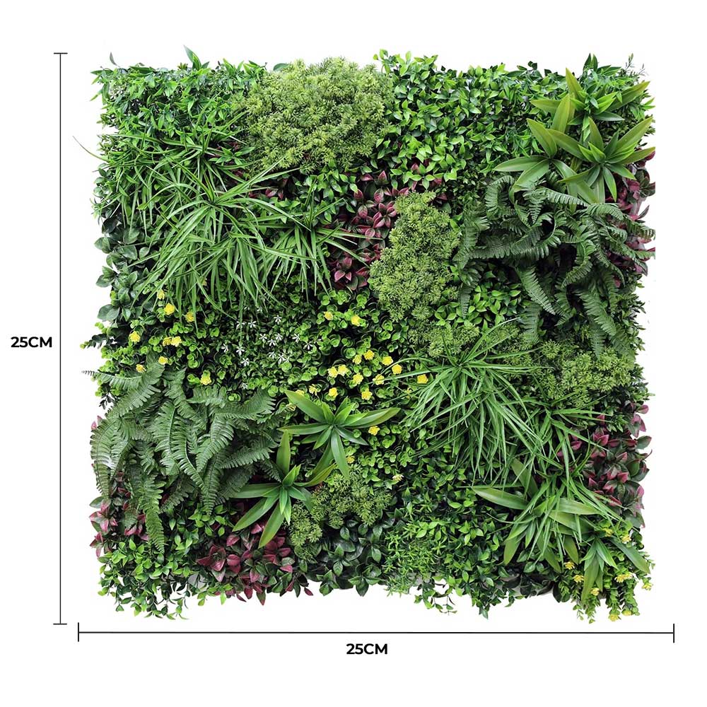 Luxury Country Fern Vertical Garden Panel 100cm x 100cm UV Resistant Recycled - SuperSaverAU - view 2