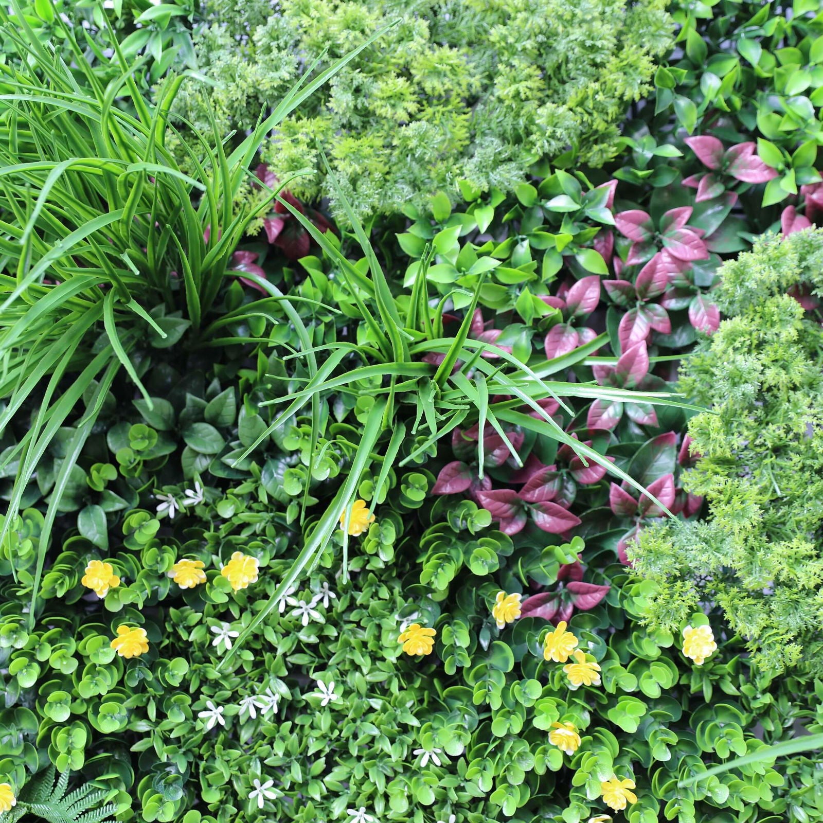Luxury Country Fern Vertical Garden Panel 100cm x 100cm UV Resistant Recycled - SuperSaverAU - view 4