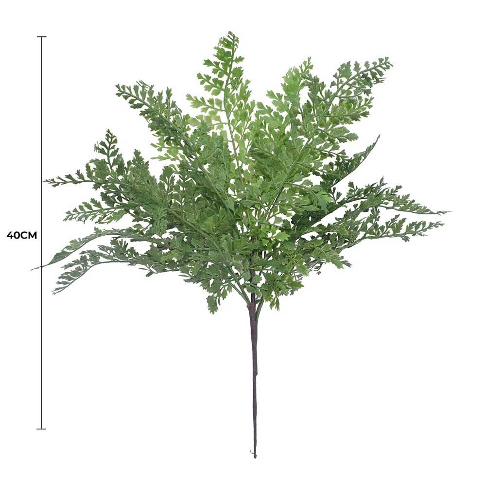 Designer Plants Faux Maiden Hair Fern Stem 40cm - Realistic, Low-Maintenance Decor - SuperSaverAU - view 2
