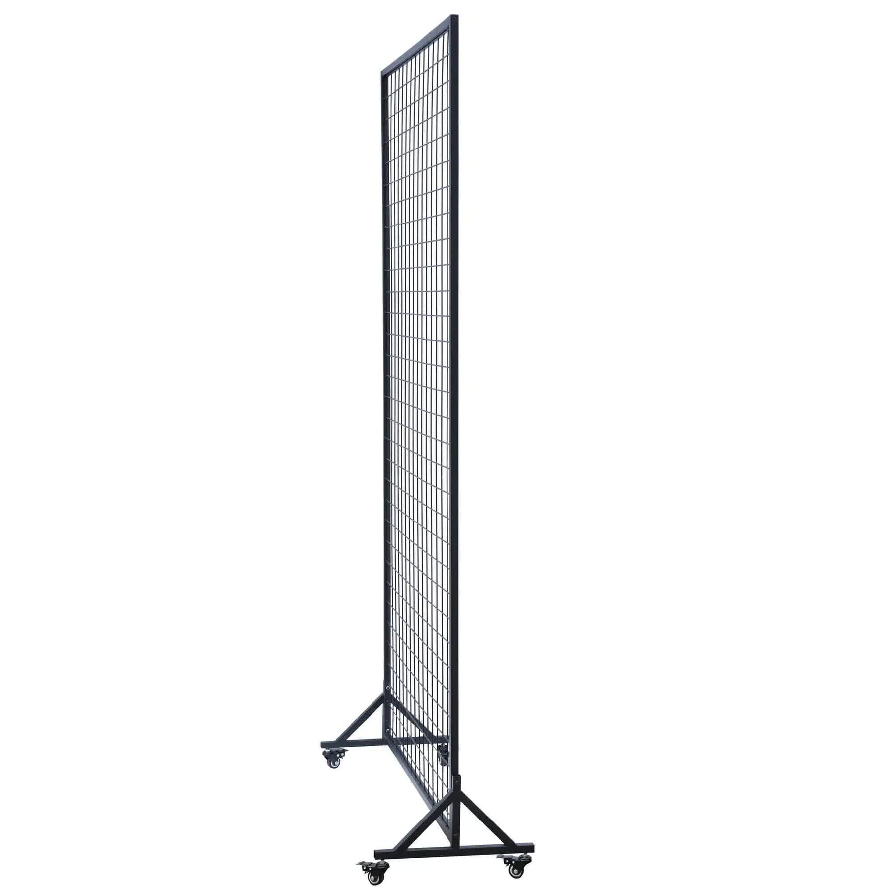 Flower Wall Stand on Wheels 2m x 1m - Portable Event Screen, Black Mesh Frame - SuperSaverAU - view 4