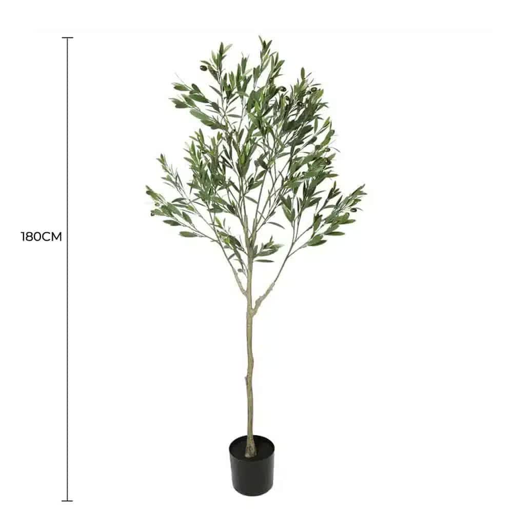 Nearly Natural Artificial Olive Tree 180cm UV Resistant Faux Plant - SuperSaverAU - view 2