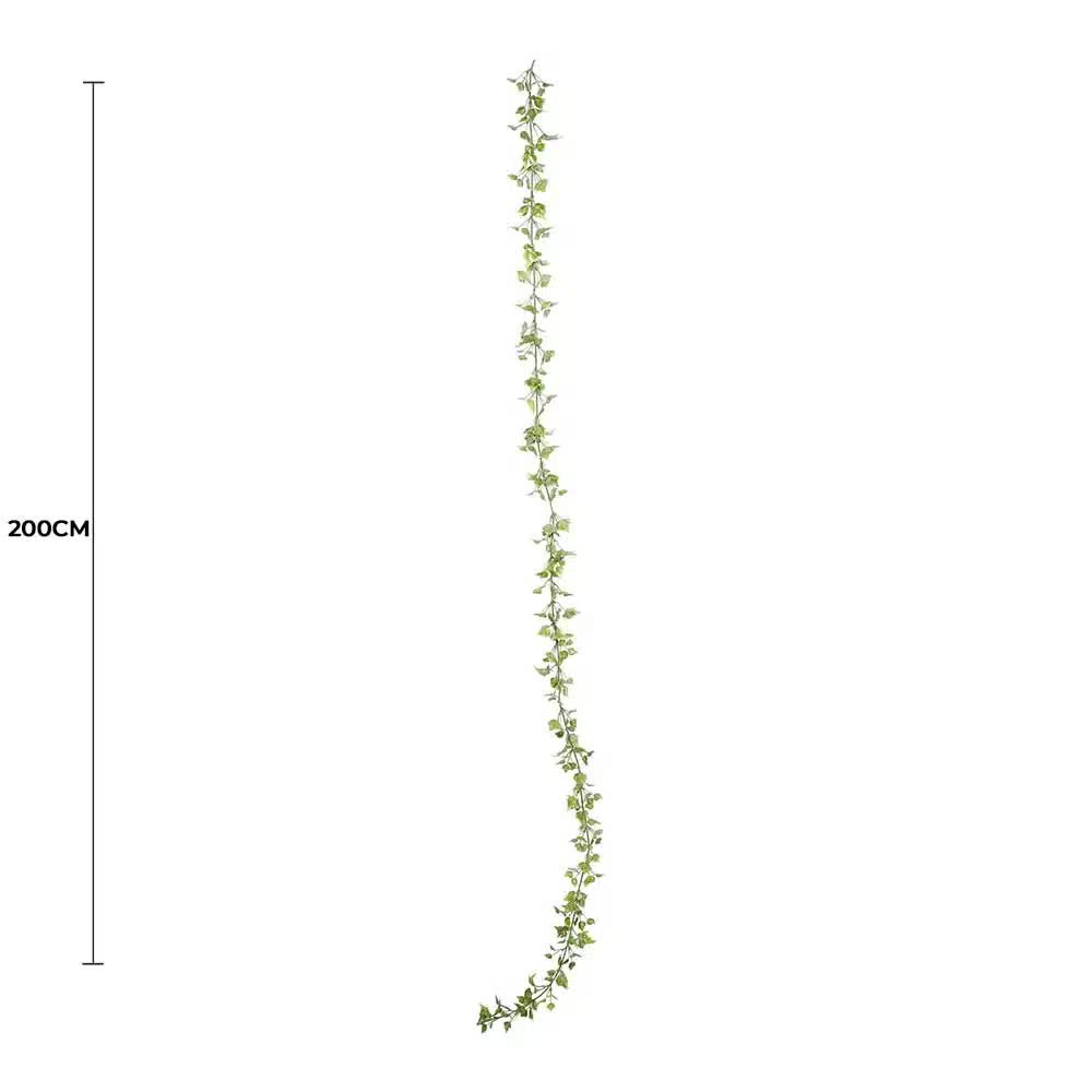 Artificial Hanging Ivy Garland UV Resistant 200cm - Indoor/Outdoor Decor - SuperSaverAU - view 2