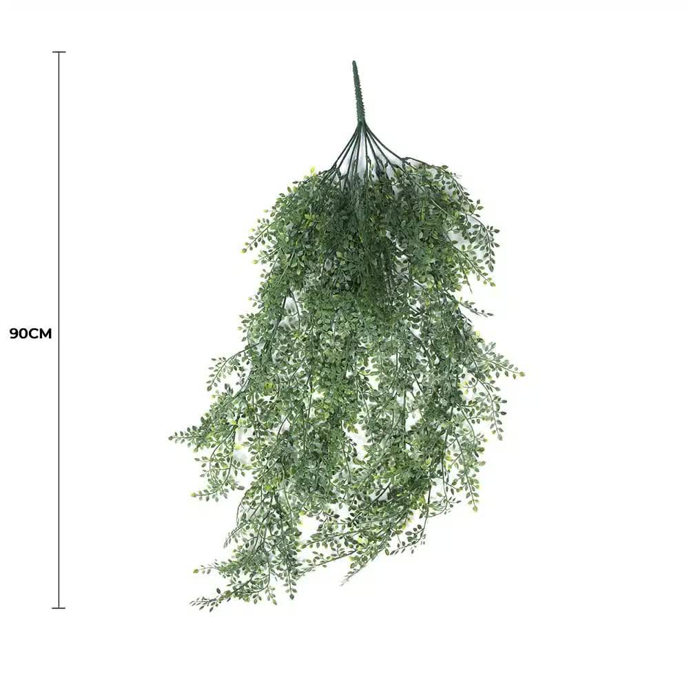 Hanging Artificial Maiden Hair Fern 90cm UV Resistant Indoor/Outdoor Plant - SuperSaverAU - view 2