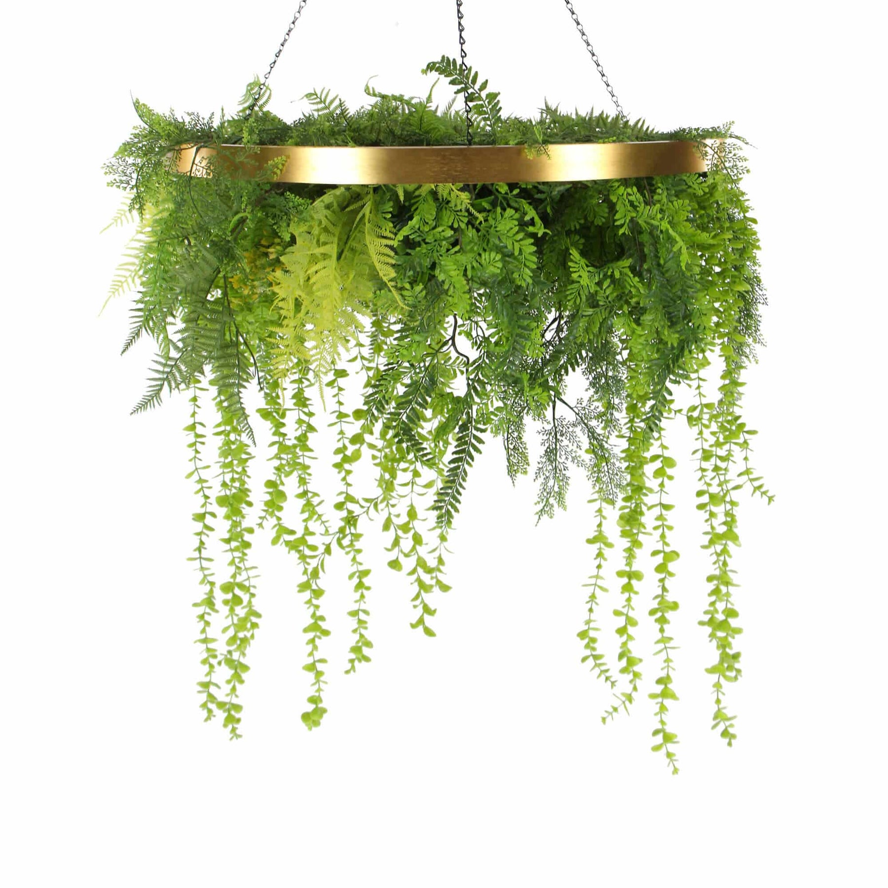 Hanging Artificial Green Wall Disc 80cm - UV Resistant, Lightweight, Easy to Hang - SuperSaverAU - view 1