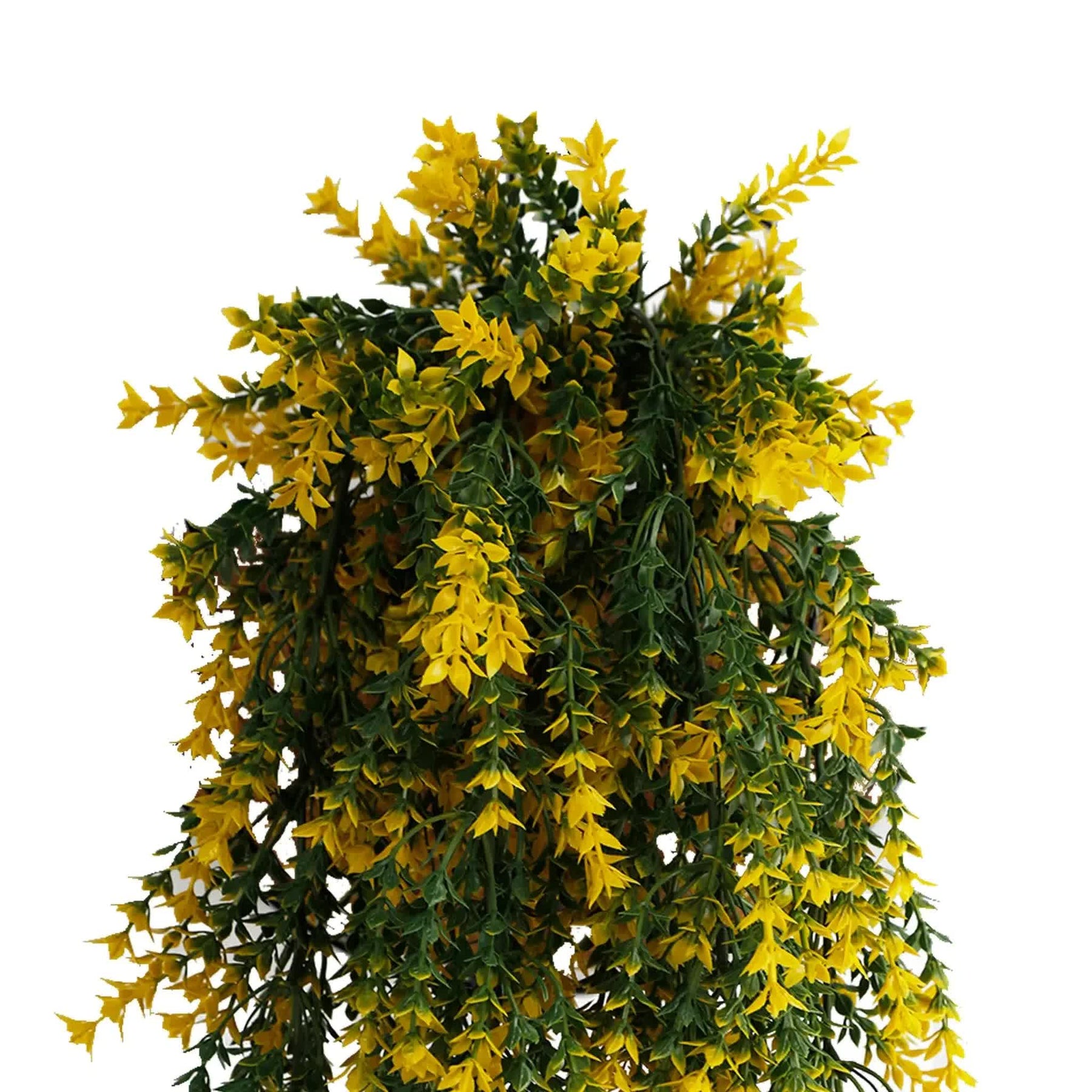 Premium Artificial Hanging Willow Leaf Garland Bush – Yellow & Green 20 x 76cm
