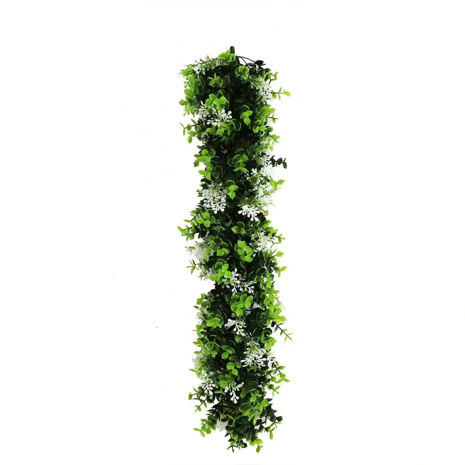 Artificial UV Resistant Extendable Hanging Flowering White Eucalyptus Vine 55cm - SuperSaverAU - view 2