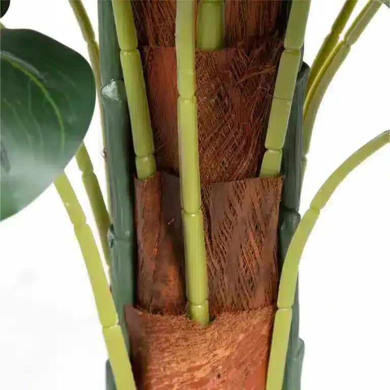 Premium Artificial Monstera Plant 2-3ft in Modern Black Pot - No Watering Required - SuperSaverAU - view 5