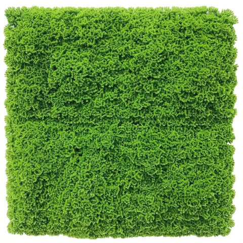 Fresh Natural Green Artificial Moss Panel Sample 25cm x 25cm UV Resistant - SuperSaverAU - view 1