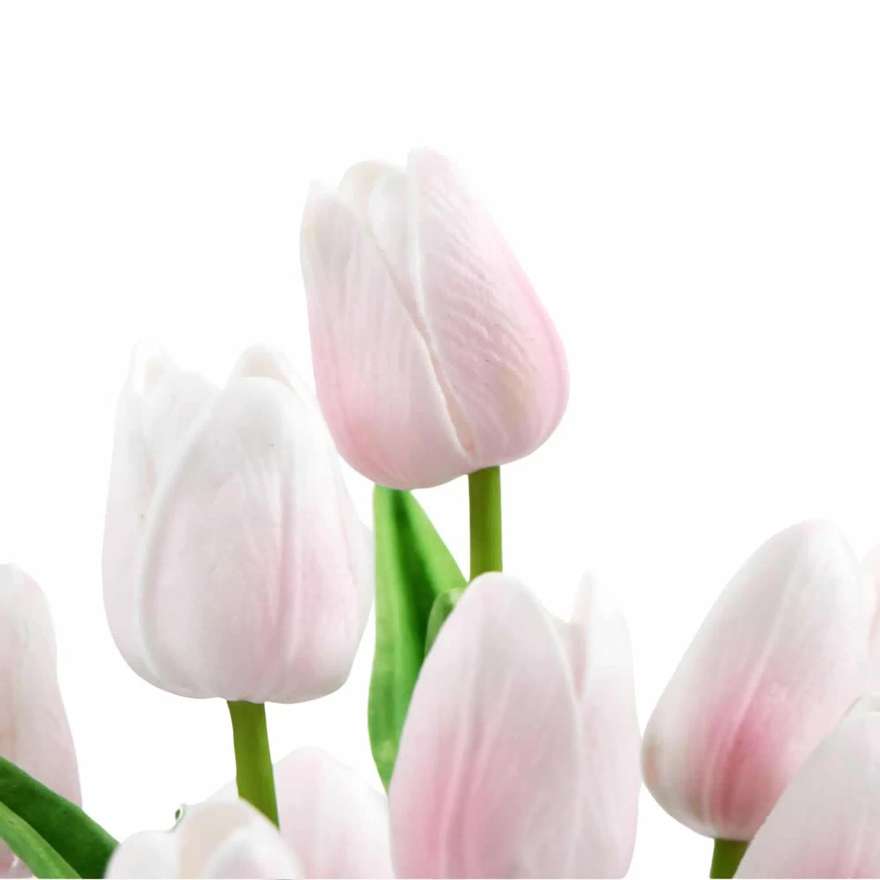 Artificial Flowering Pink Tulip Arrangement in Modern Planter 35cm - SuperSaverAU - view 3
