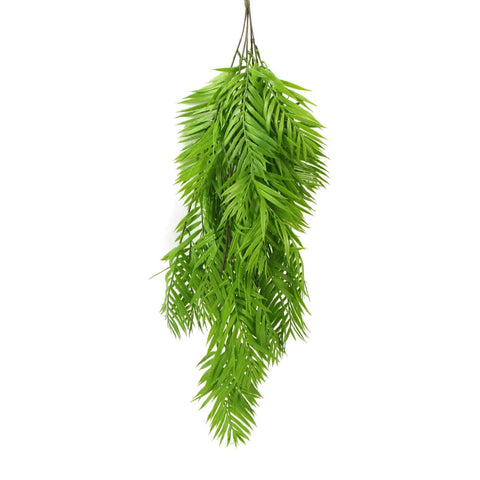 Artificial Hanging Plant Bamboo Leaf 85cm UV Resistant for Indoor/Outdoor - SuperSaverAU - view 1