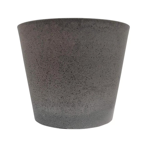 Imitation Stone Grey Planter 40cm - Durable Recycled Plastic Garden Pot - SuperSaverAU - view 1