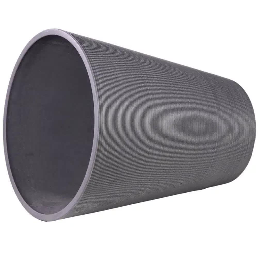 Designer Pot Tall Textured Grey Planter 71cm - Eco-Friendly, Durable, Indoor/Outdoor - SuperSaverAU - view 3