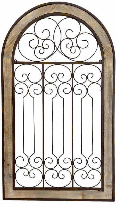 Margie Arch Doorway Wall Art Rust Multi Colour 61x115cm Metal MDF - SuperSaverAU - view 1
