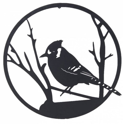 Bird Metal Wall Art 60cm - Black Metal Hanging Decor for Stylish Home - SuperSaverAU - view 1