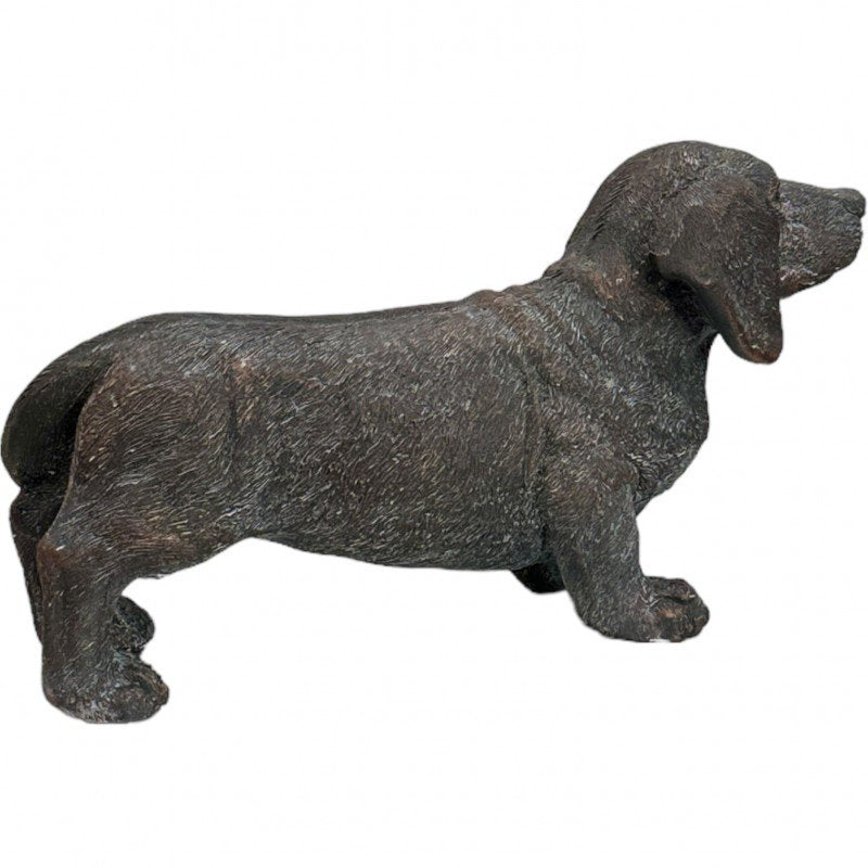 Victor Dog Planter 52x27cm, Rust Multi Colour, Poly Resin, Elegant Home Decor - SuperSaverAU - view 2