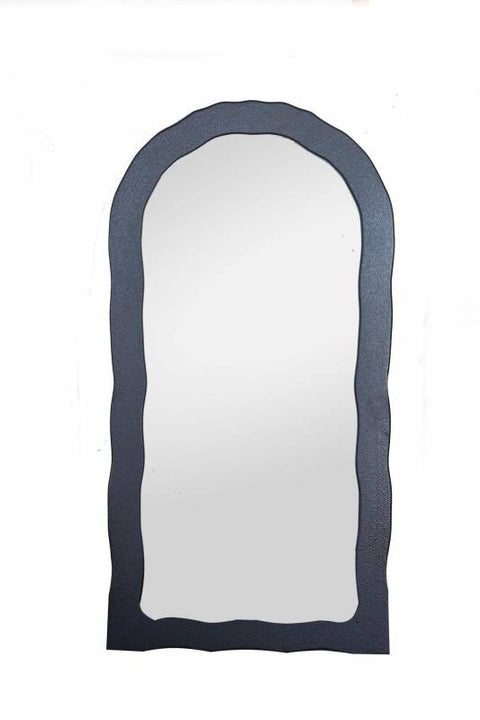 Nora Cheval Mirror 70x170cm - Elegant Black Free Standing Design - SuperSaverAU - view 1