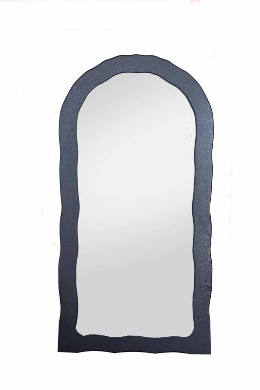 Nora Cheval Mirror 70x170cm - Elegant Black Free Standing Design - SuperSaverAU - view 1