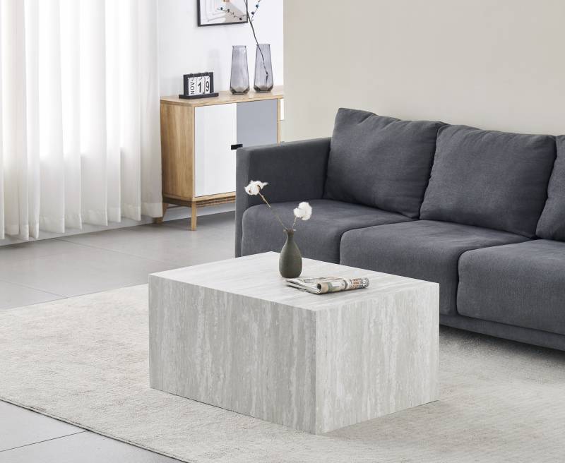 Hugo Rectangle Coffee Table 80x40cm - SuperSaverAU - view 1